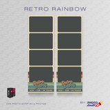 Retro Rainbow 2x6 4 Images - CI Creative