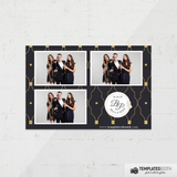 Black Wedding Party 4x6 3 Images A - TemplatesBooth