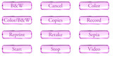 12 Glossy Button Graphics for Screen Templates (Pink)
