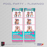 Pool Party Flamingo 2x6 3 Images - CI Creative