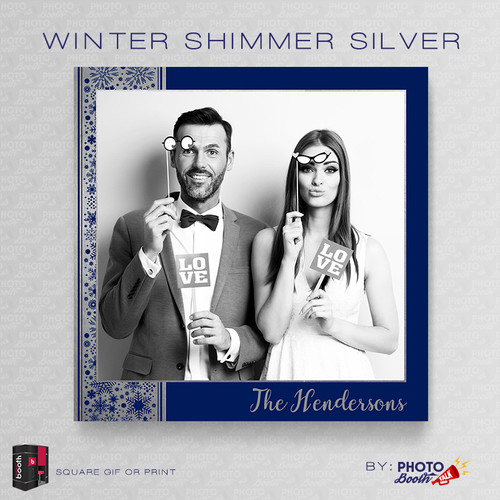 Winter Shimmer Silver Square - CI Creative