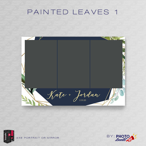 Painted Leaves 1 Portrait Mirror- CI Creative