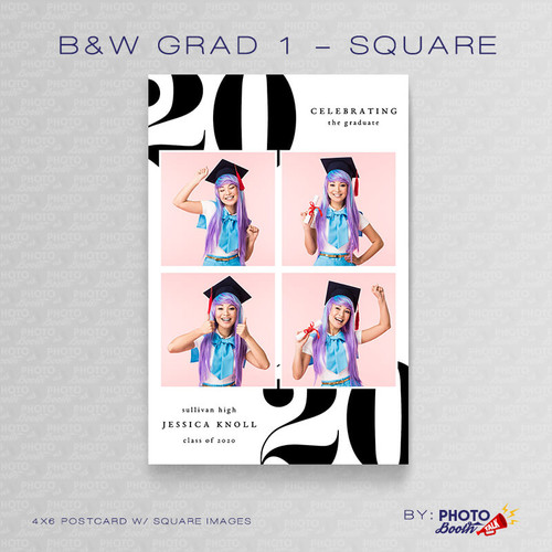 B&W Grad 1 Square 4x6 - CI Creative