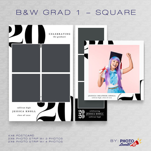 B&W Grad 1 Square Set - CI Creative