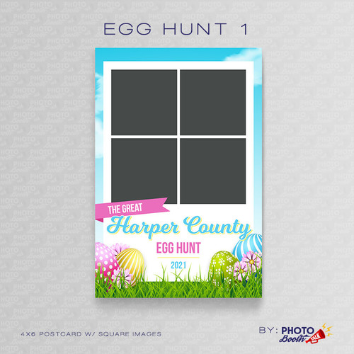 Egg Hunt 1 Square 4x6 - CI Creative