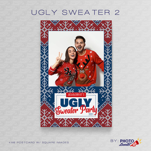 Ugly Sweater 2 Square 4x6 - CI Creative