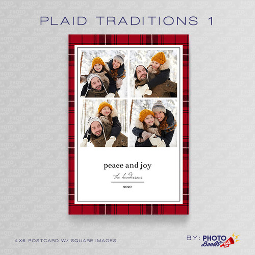 Plaid Traditions 1 Square 4x6 - CI Creative