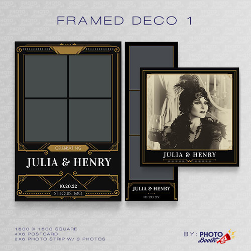 Framed Deco 1 Square Set - CI Creative
