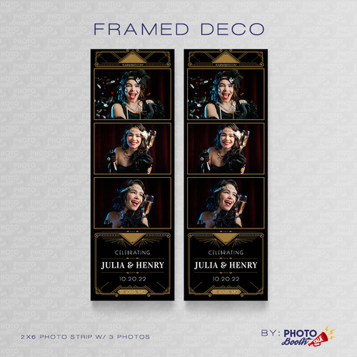 Framed Deco 2x6 3 Images - CI Creative