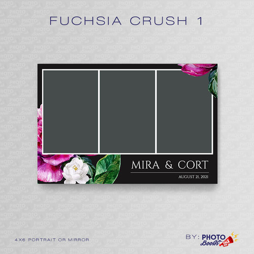 Fuchsia Crush 1 Portrait Mirror 4x6 - CI Creative