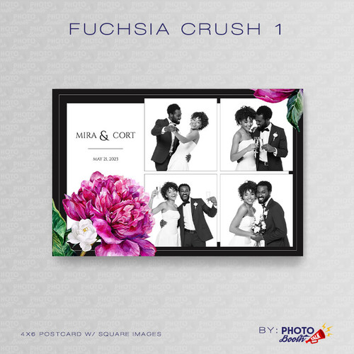 Fuchsia Crush 1 Square 4x6 - CI Creative