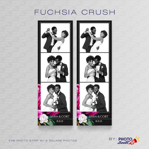 Fuchsia Crush Square 2x6 3 Images - CI Creative