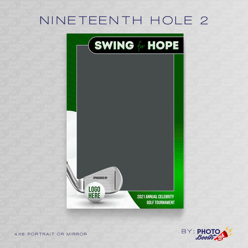 Nineteenth Hole 2 Portrait Mirror 4x6 - CI Creative