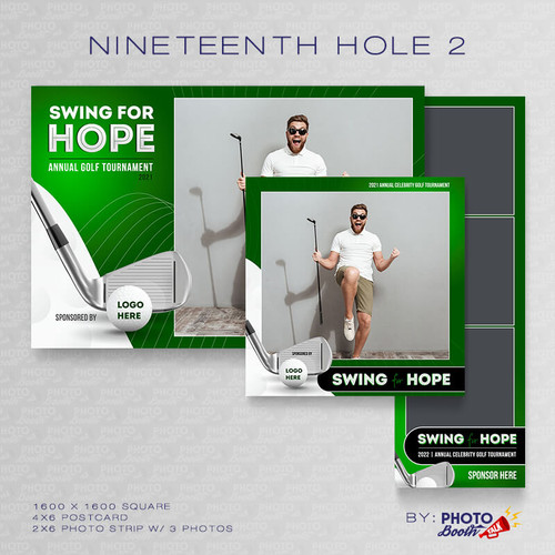 Nineteenth Hole 2 Square Set - CI Creative