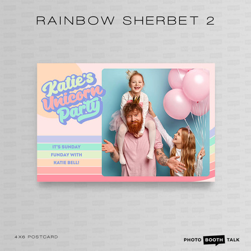 Rainbow Sherbet 2 Square 4x6 - CI Creative