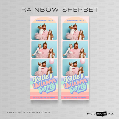 Rainbow Sherbet 2x6 3 Images - CI Creative