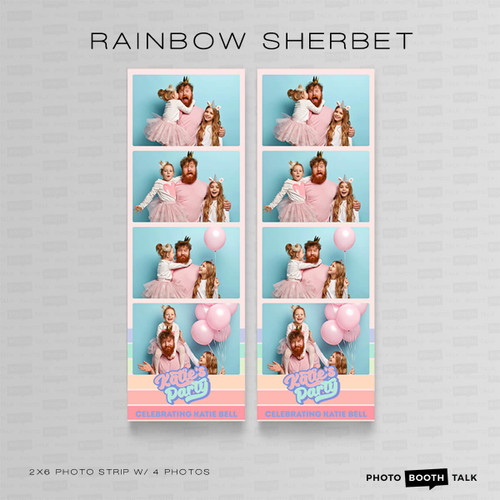Rainbow Sherbet 2x6 4 Images - CI Creative