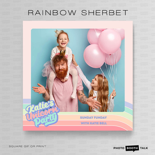 Rainbow Sherbet Square - CI Creative