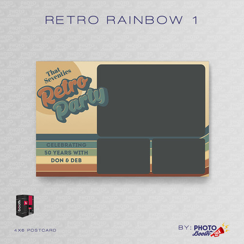 Retro Rainbow 1 4x6 - CI Creative