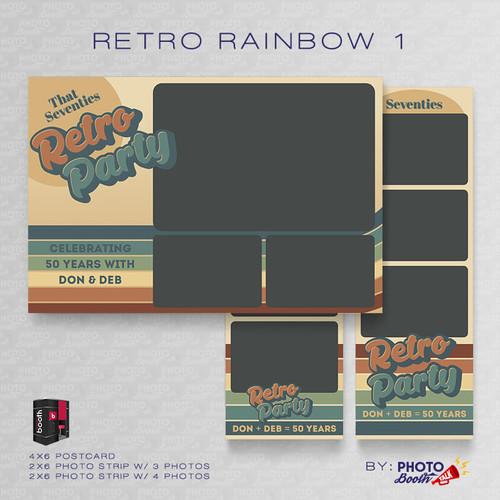 Retro Rainbow 1 Set - CI Creative