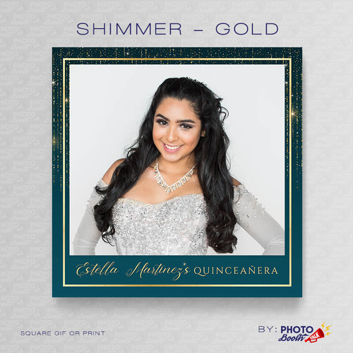 Shimmer Gold Square - CI Creative