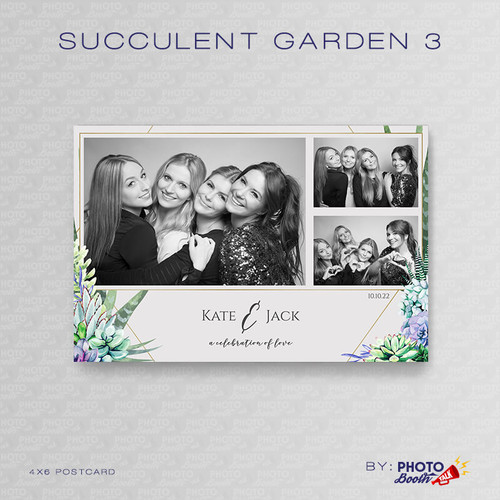 Succulent Garden 3 4x6 - CI Creative