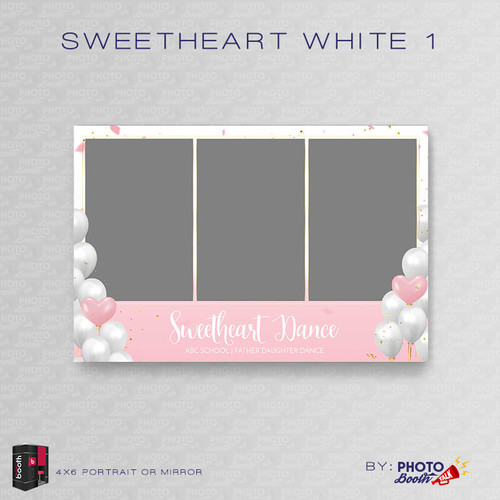 Sweetheart White 1 Portrait Mirror 4x6 - CI Creative