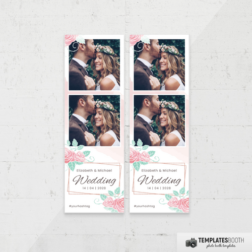 Minimal Wedding V9 2x6 2 Images A - TemplatesBooth