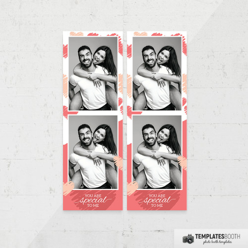 Valentine's Day PB Template 2x6 2 Images - TemplatesBooth