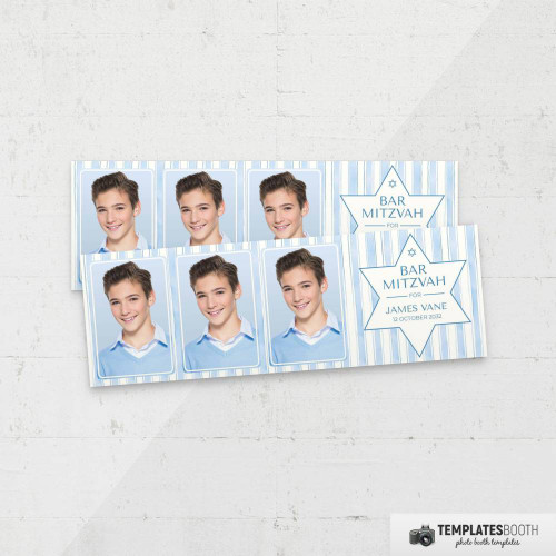 TemplatesBooth Bar Mitzvah - 2x6 Horizontal, 3 Images