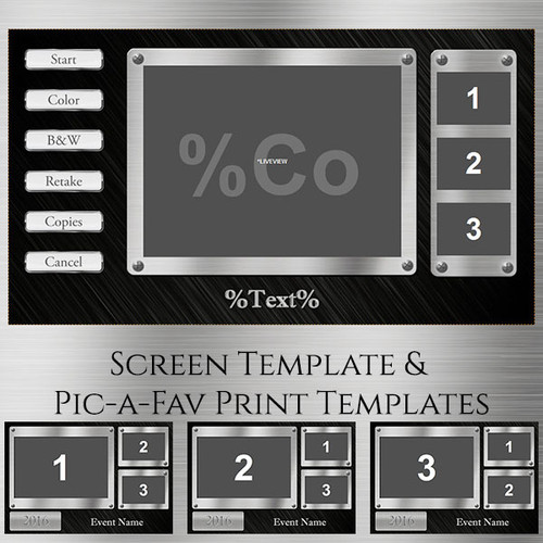 Metal Pic-a-Fav - 2x6 Print and Screen Template