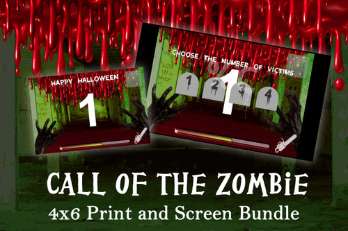 Call of the Zombie 4x6 and screen Template