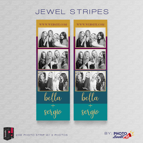 Jewel Stripes 2x6 3 Images - CI Creative