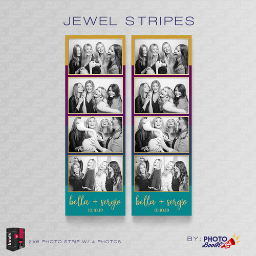 Jewel Stripes 2x6 4 Images - CI Creative