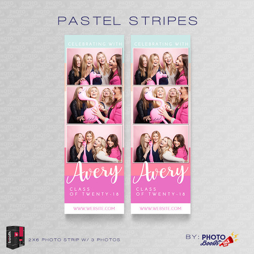 Pastel Stripes 2x6 3 Images - CI Creative