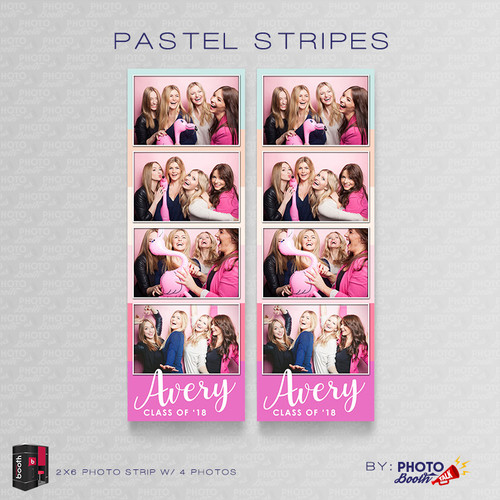 Pastel Stripes 2x6 4 Images - CI Creative