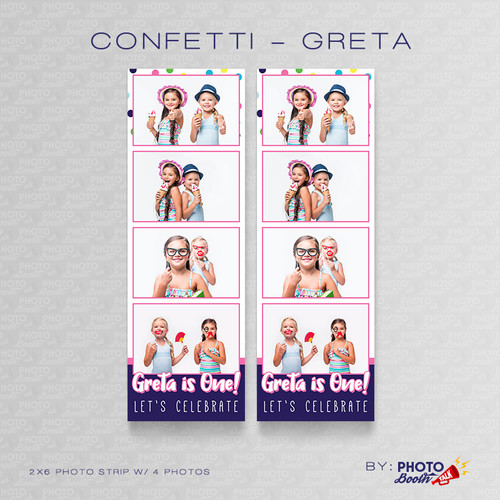 Confetti Greta 2x6 4 Images - CI Creative