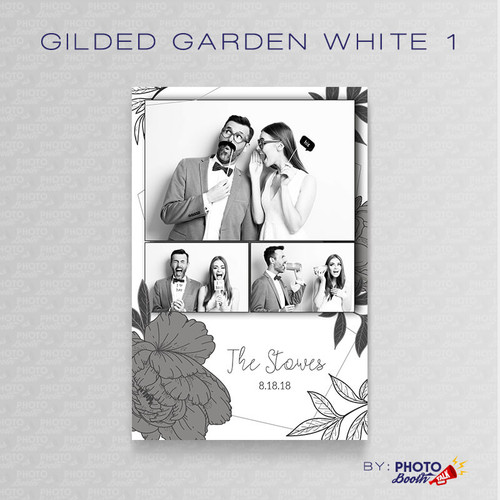 Gilded Garden White 1 4x6 - CI Creative