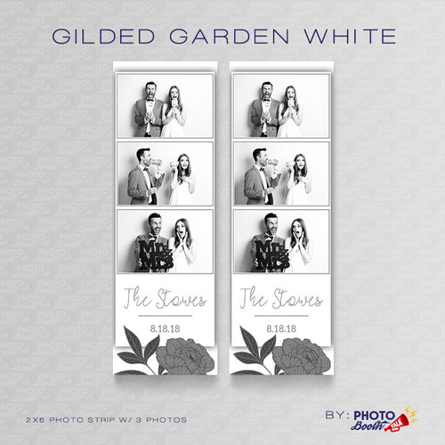 Gilded Garden White 2x6 3 Images - CI Creative