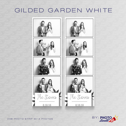 Gilded Garden White 2x6 4 Images - CI Creative