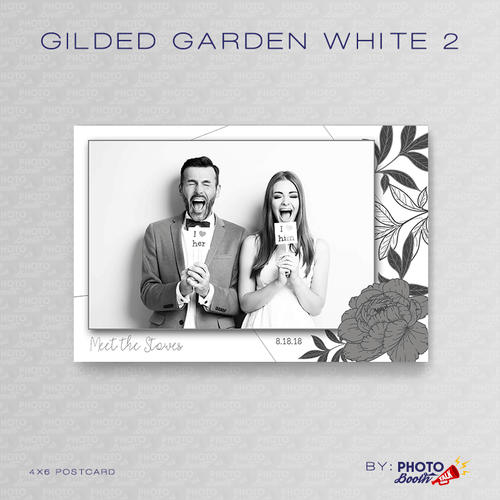 Gilded Garden White 2 4x6 - CI Creative