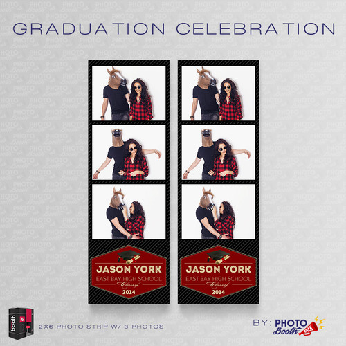 Graduation Celebration 2x6 3 Images - CI Creative