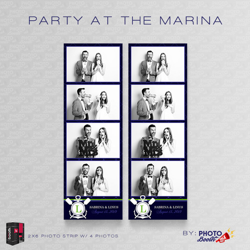 Party at the Marina 2x6 4 Images - CI Creative