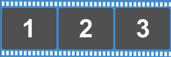 2x6 Filmstrip Print Template - 3Images