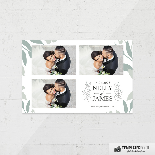 Minimal Wedding Invitational 4x6 3 Images A - TemplatesBooth