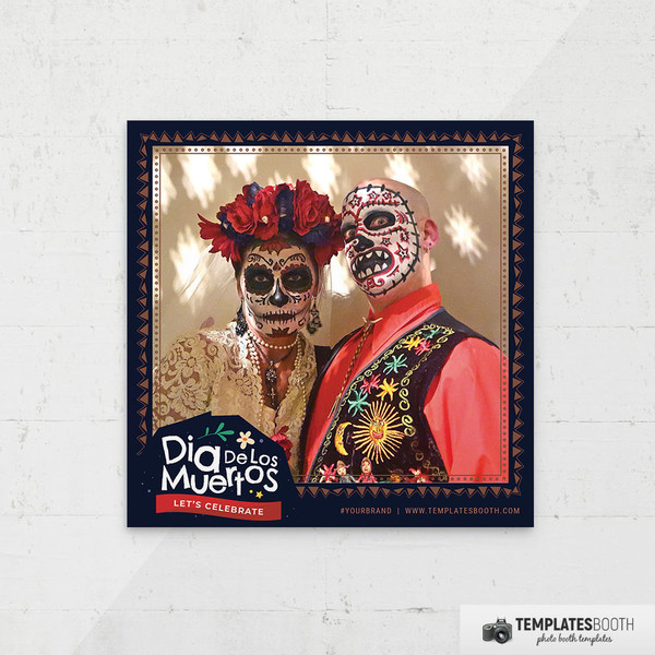 TemplatesBooth Dia de los Muertos A - 5x5, 1 Image