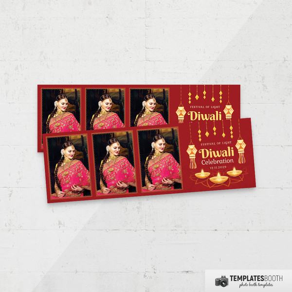 TemplatesBooth Diwali Festival Template - 2x6, 3 Images