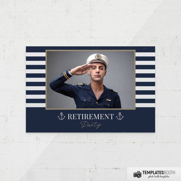 TemplatesBooth Navy - 4x6, 1 Image
