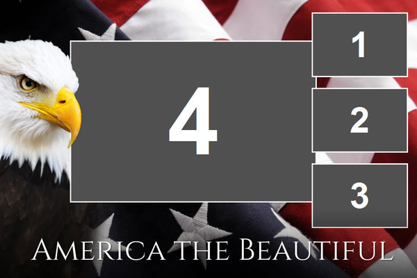 America the Beautiful Bundle - 4x6 Print and Screen Template