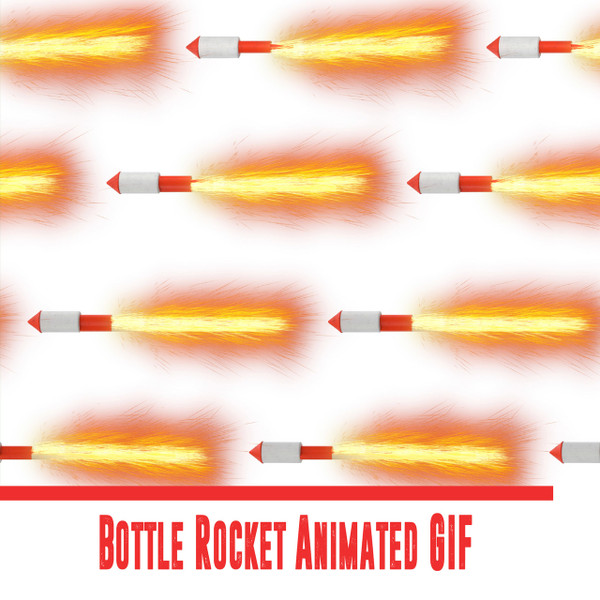 Bottle Rocket Animated GIF
